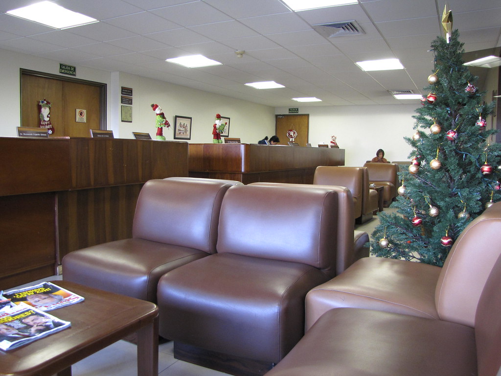 A hospital reception area
