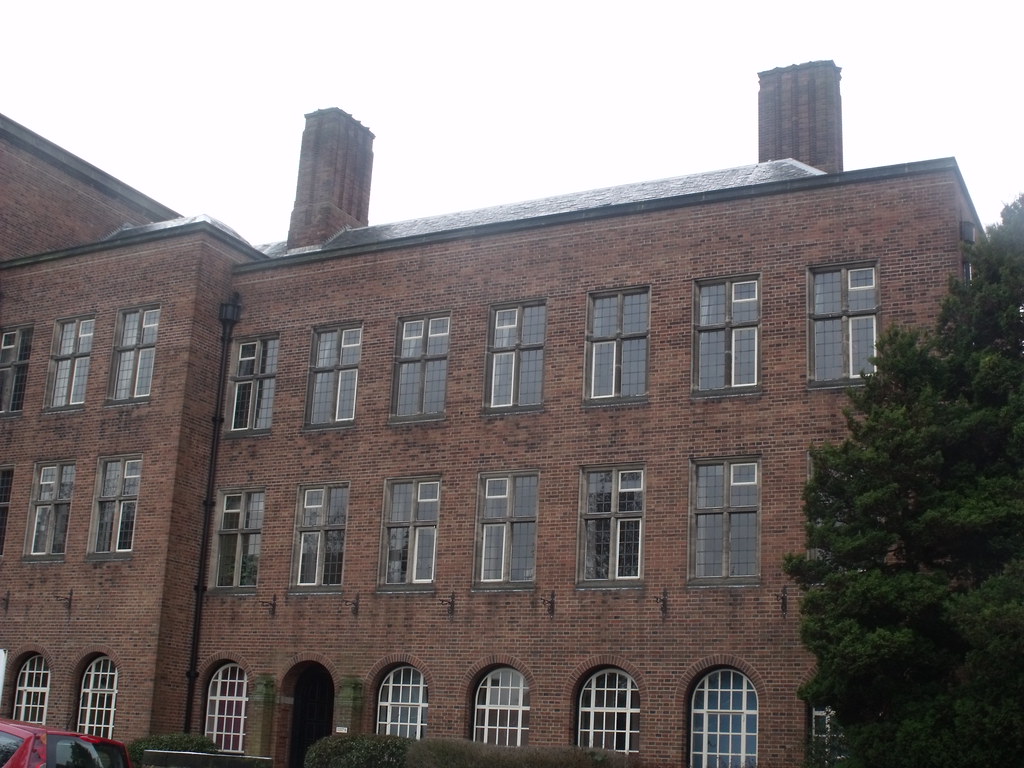 A house exterior in winter