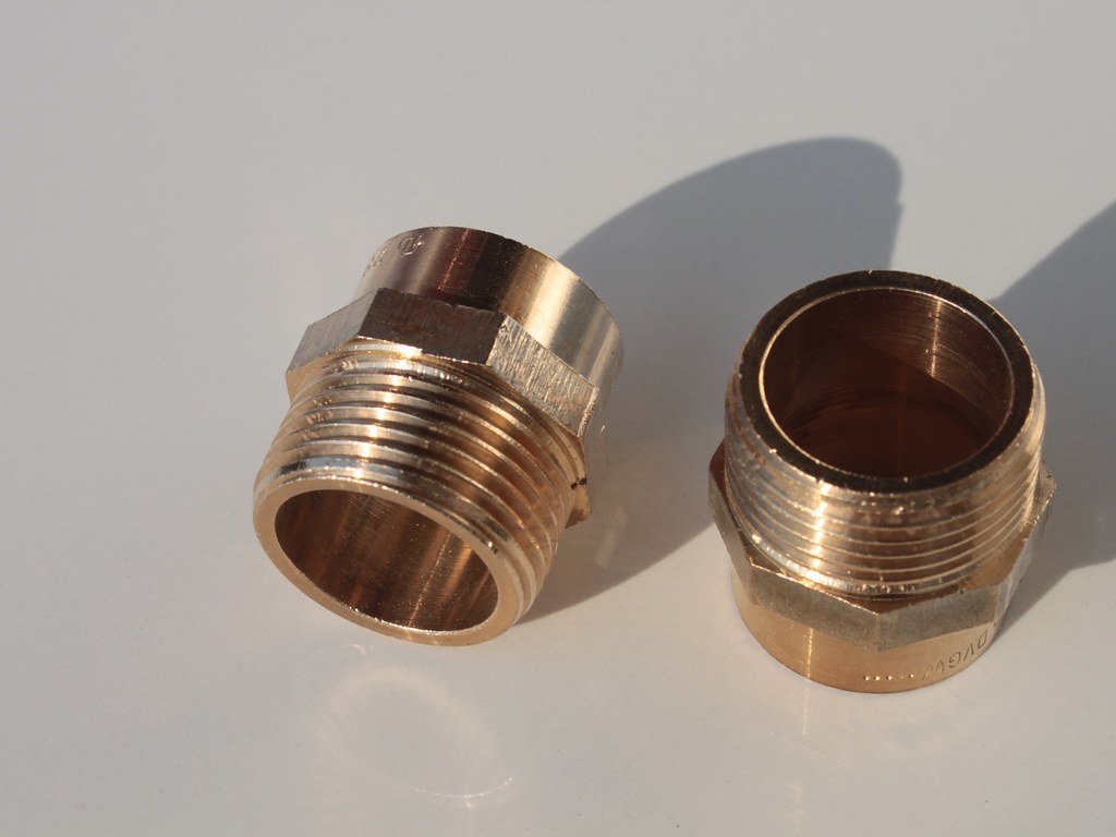Copper pipes and fittings