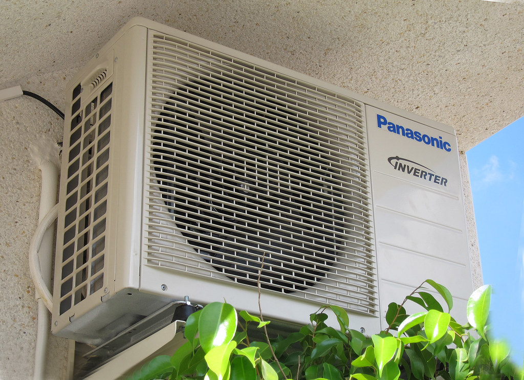 An outdoor air conditioning unit